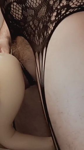 I fuck my mini sex doll in the bathroom part 2