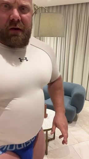 Jack Stacked Riding and Playing with His Big Dildo