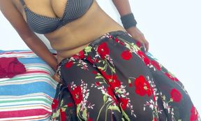 අයියාට පෙන්නම නැනට හිකුවා Newly wed Couple having quality time in bed