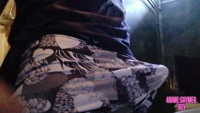 Boy Jerk Off and Cums Before Going to School