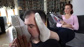 Wash my sock in mouth