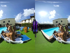 PURITYVR Three lesbian goddesses with Guilia, Benny, and Ale