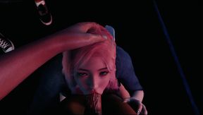 3D Pink Slut Babe Got Fucked so Hard in the Bar