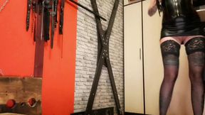 Do you love the smell of worn panties? Look how lucky this slave is!