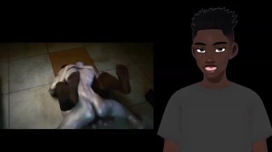 Moaning in pleasure as big black cock breaks cowgirl ass shaking gushing creampie inside mating press