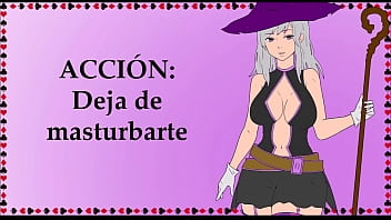 JOI con una bruja. Tu ama necesita semen.