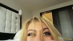 Brunette Latina Kat Dior rides and rails rock-hard by the window