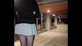 Sissy Compilation Outside drinking and pussy fuck in Public