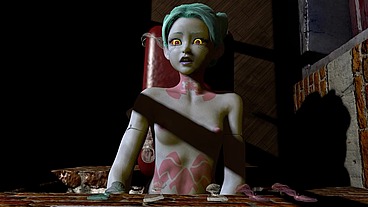 Rebbeca has sex through a hole in the wall - Cyberpunk Edgerunners