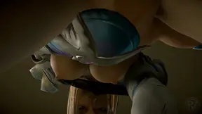 Emma Frost visits and gives a POV blowjob in your house