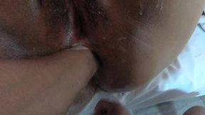 my owner fucks my ass while anal fisting me at the same time