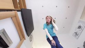 Chloe Toy - Facesitting Nurse: Naughty&#x1F608; Slits & Squeezed Snickers, Gagging on a Golden Giggle