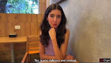 Public Agent Pickup - I Fed the Skinny Girl a Smoothie and Fucked Her Hard