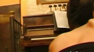 Sexy Piano Teacher Fucks Student &ndash; Fantasy