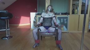 0021 - Salena Kent bound, clamped and teased!