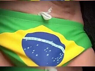 Hot guys compilation wearing a speedo with the Brazilian flag