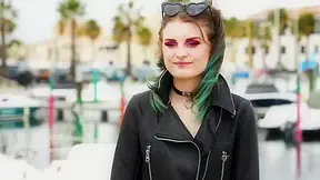 Trixy got used to the camera!