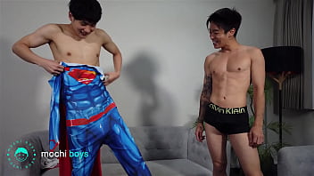 Spiderman x Superman Fetish Cosplay