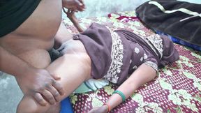Indian Sexy Fuck in the Bedroom in Green Saree