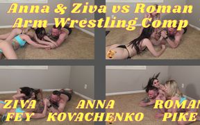Anna Ziva Vs Roman Arm Wrestling 4K