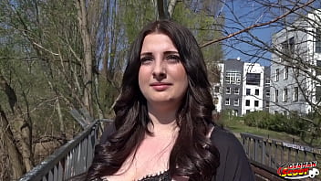 GERMAN SCOUT - Teen Elisa Cheat her Boyfriend at Street Agent Porn Casting