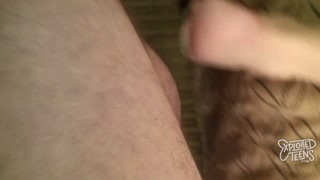 Teen Struggles To Fit a Thick Cock in Her Tight Twat