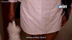 Colombian maid and matures enjoy BBC