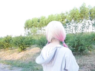 户外打炮差点被路过的人发现，超刺激