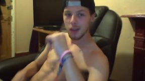 American Male, Aaron Plays with His Dick and Chats
