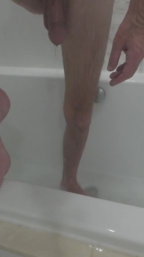 Washing My Feet for My Foot Worshippers