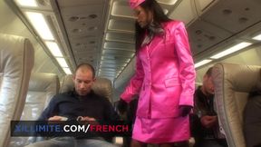 Hard Sex with a Busty Air Stewardess