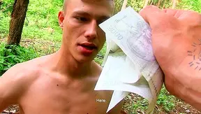 Twink Gets Fucked Outdoors by Hung Stranger – Steamy Bareback Ride – XXX Gay