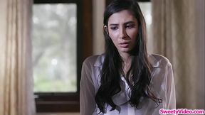 Sexy babe licked by her lesbian coworker