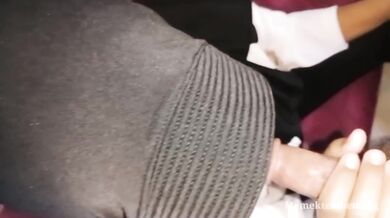 Hijab wife creamed raw twice in her tight pink pussy