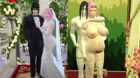 Cucked Husband Watches Sakura, His Pregnant Bride, Get Fucked by Stranger at Wedding