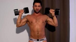 FetishMen - Steamy jack off with stiff jock Cam