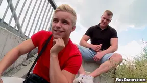 White Gay Gets Drilled Hardcore At The Foot Bridge