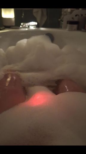 Masturbating