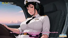 Anime pilot trains in risky business cockpit