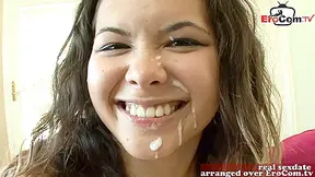 John Espizedo And Brunette Babe In Curvy With Natural Tits Gets An Anal Fuck