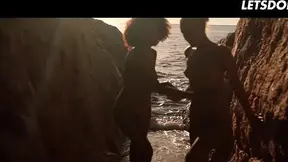 Romantic Pussy Licking at the Beach with Luna and Cecilia - A GIRL KNOWS