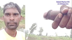 Rajesh Playboy 993 Public Outdoor Masturbating Big Cock in Jungle Outside Cumming in the Pond. Lake Closeup Bubble Butt Hanging balls
