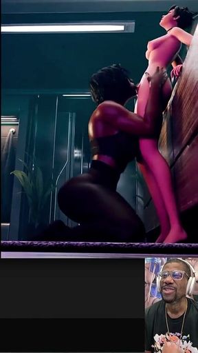 Tracer’s Tight Hairy Pussy Gets Licked Until She Squirts All Over Pharah’s Face