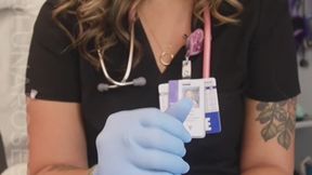 JOI Nurse Luna POV Telehealth exam, Let me guide you with jerk off instructions, with my penis prop and gloves! I also include a cum countdown with my soothing nurse voice