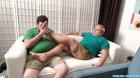 Chubby Nemo Helps His Master Matt Relax With Foot Worship