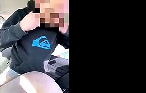 Beautiful chick in the car 1st part