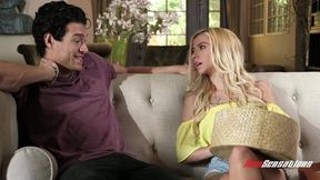 Sexy little step sister Kenzie wants to do it