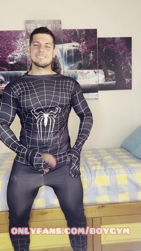 Spiderman Milkbig Cumshot!