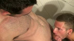 JockBreeders: Nick Tiano tongues Elliott Vance in a truck