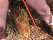 Outdoor neon catheter insertion